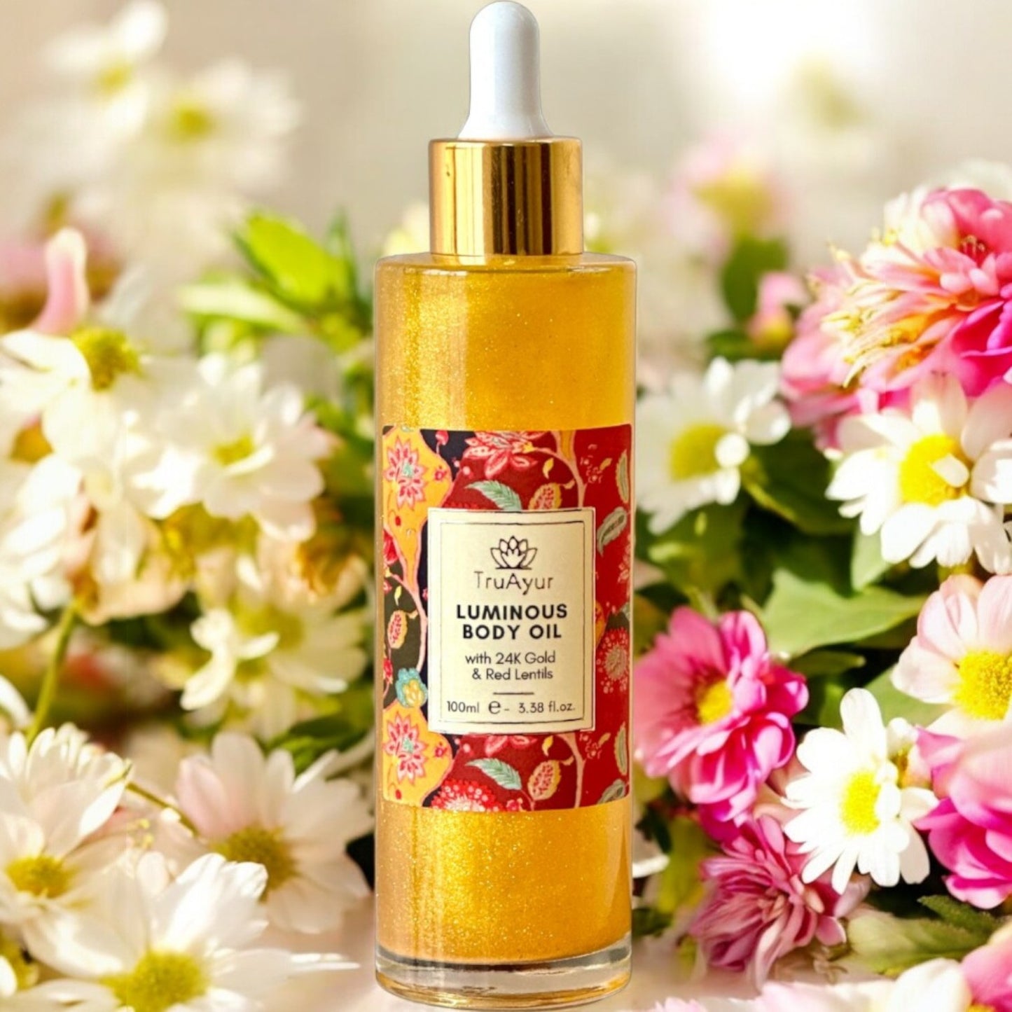 16 Hierbas Aceite Corporal Enriquecida para Piel Seca y Envejecida