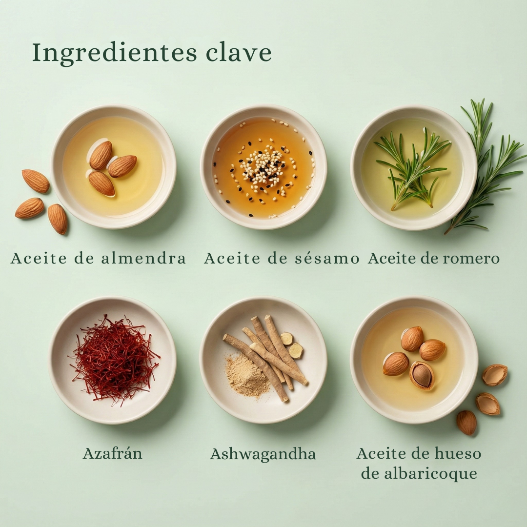 10 hierbas Aceite de ombligo para el equilibrio hormonal, una piel radiante y el equilibrio de la piel flácida, seca y con arrugas