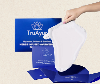 Mascarilla para pies ayurvédica con hierbas (paquete de 2)