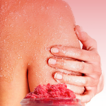 Exfoliante corporal de hibisco y rosa