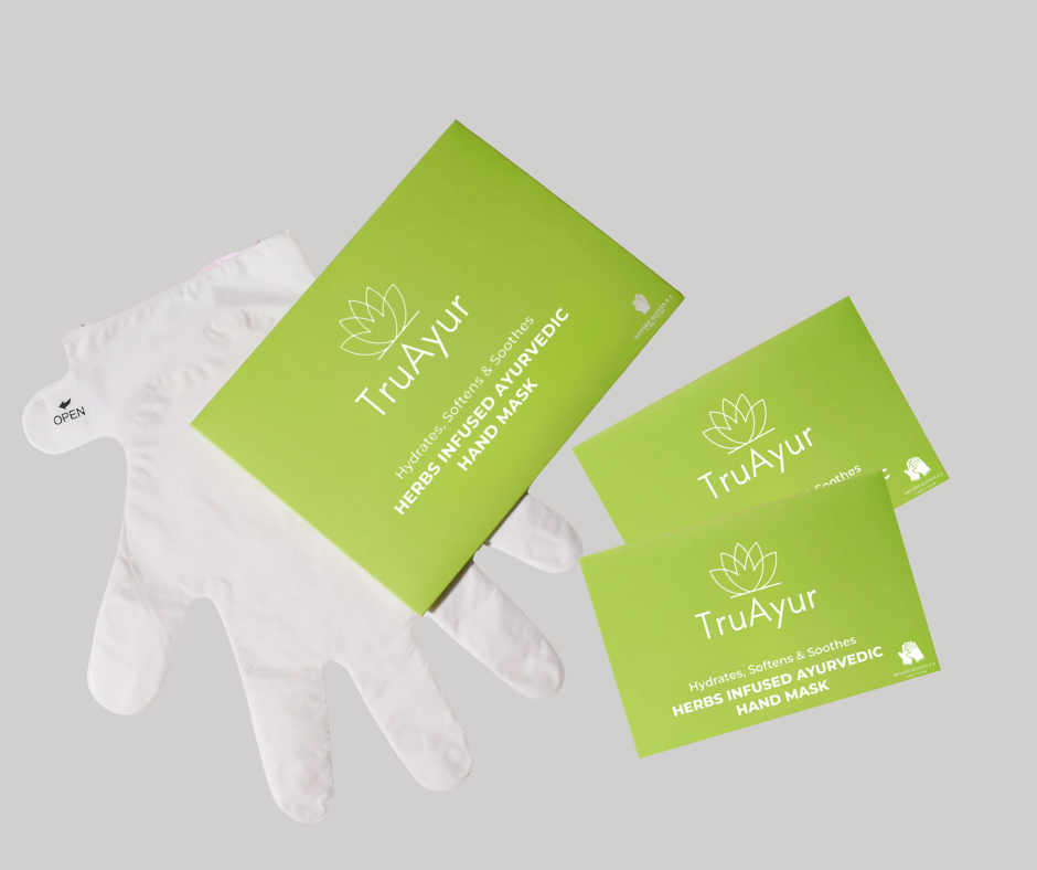 Mascarilla ayurvédica para las manos con hierbas (paquete de 2)
