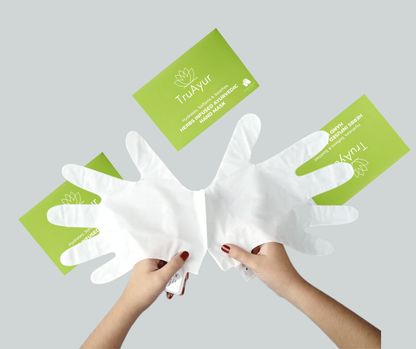 Mascarilla ayurvédica para las manos con hierbas (paquete de 2)