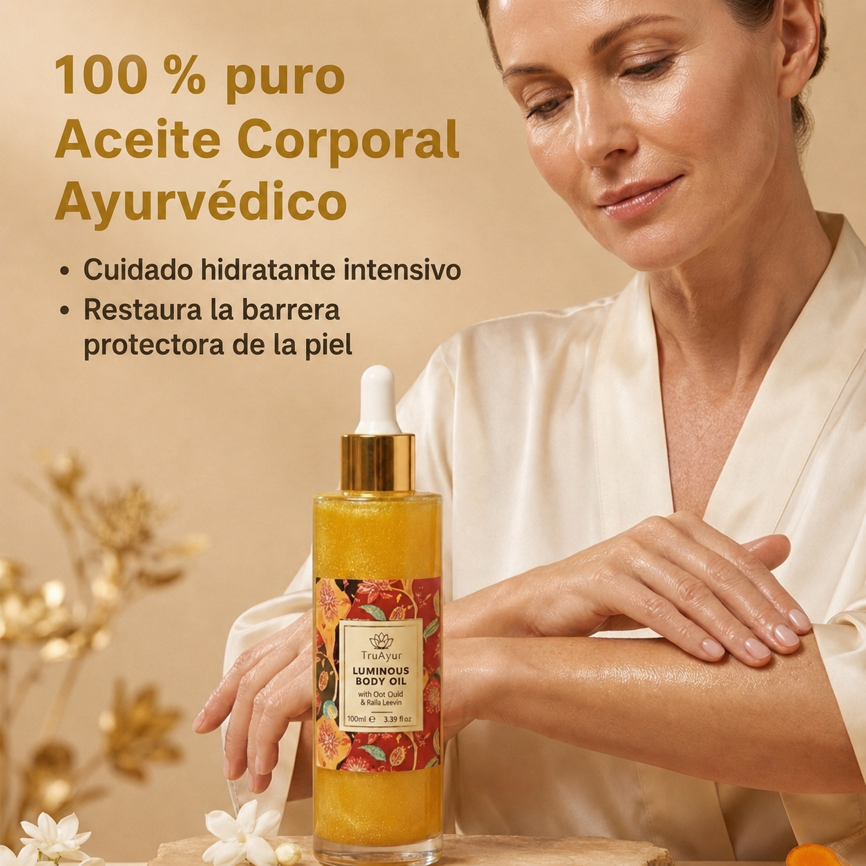 16 Hierbas Aceite Corporal Enriquecida para Piel Seca y Envejecida (Pack de 2)