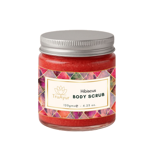 Exfoliante corporal de hibisco y rosa