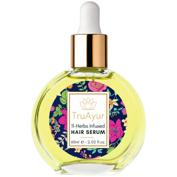 Aceite y sérum capilar de 11 hierbas para un cabello más fuerte, sin encrespamiento y con un brillo natural y radiante