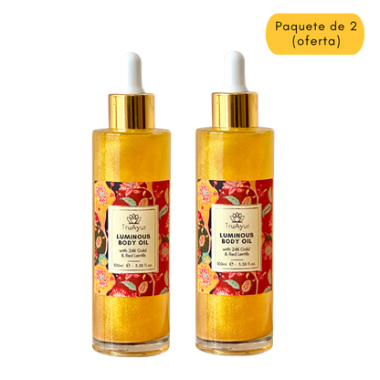 16 Hierbas Aceite Corporal Enriquecida para Piel Seca y Envejecida (Pack de 2)