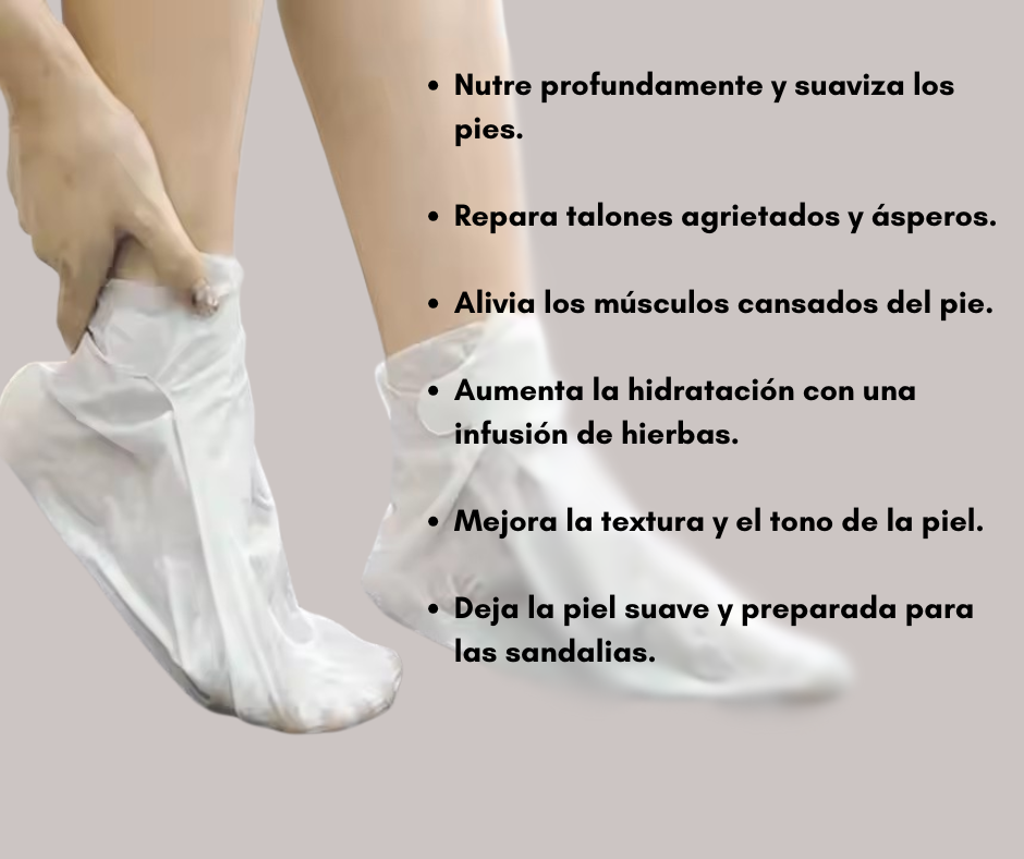 Mascarilla para pies ayurvédica con hierbas (paquete de 2)