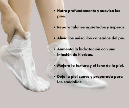 Mascarilla para pies ayurvédica con hierbas (paquete de 2)