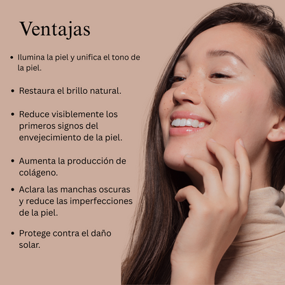 Crema de día ayurvédica iluminadora de oro de 24K con Gotu Kola, azafrán y Mulethi