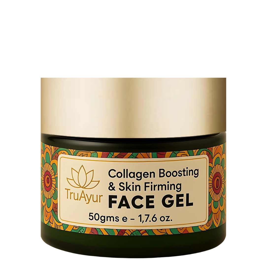 Gel facial reafirmante y estimulante del colágeno con cicatrices, aloe vera, té verde y moringa
