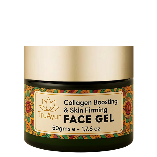 Gel facial reafirmante y estimulante del colágeno con cicatrices, aloe vera, té verde y moringa