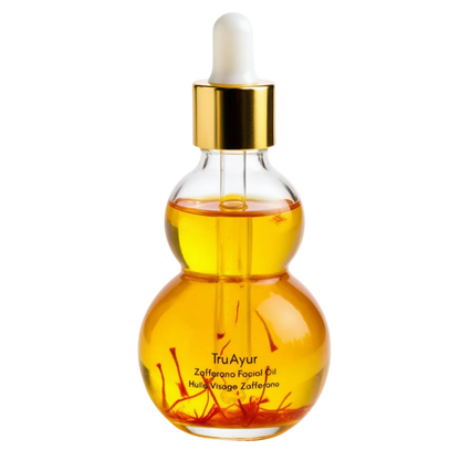 Aceite facial Zafferano con hebras de azafrán puro para una piel radiante, suave y rejuvenecida