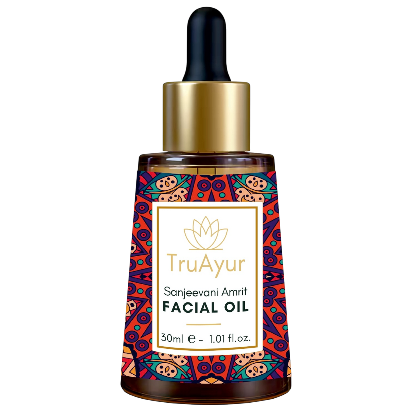 Aceite Facial Noche Anti-Aging Ayurvédico con Aceite de Bakuchi, Dátiles y Lichi