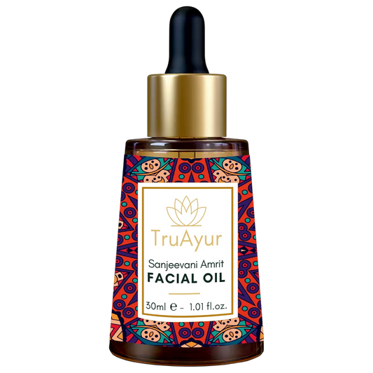Aceite Facial Noche Anti-Aging Ayurvédico con Aceite de Bakuchi, Dátiles y Lichi