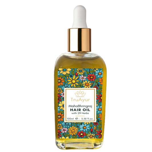 Olio Ayurvedico per il massaggio alla testa con 29 erbe per ridurre la caduta dei capelli combattere la forfora e riparare il cuoio capelluto